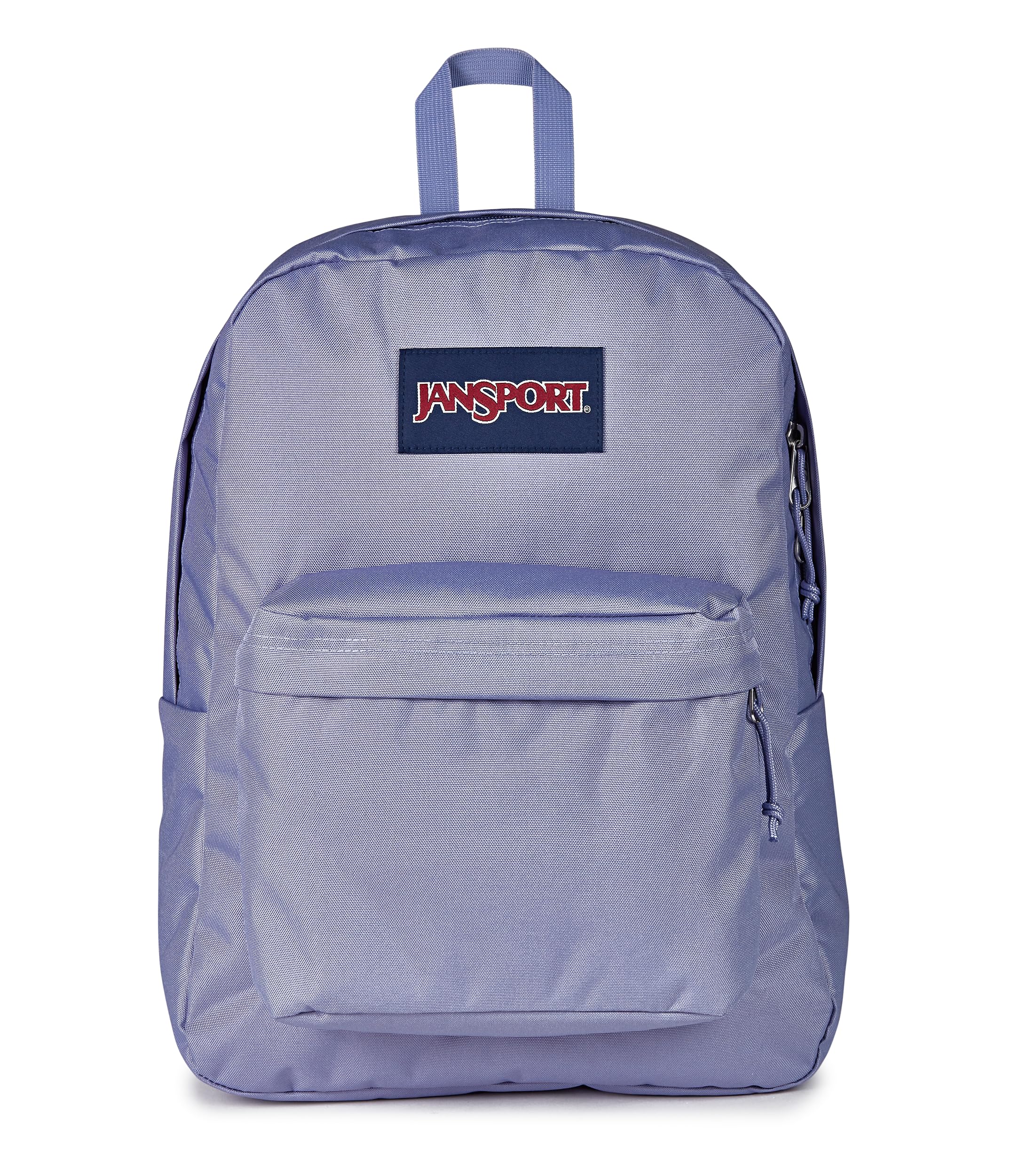 JanSport SuperBreak One Backpack - Durable, Lightweight Bag with 1 Main Compartment, Front Utility Pocket with Built-in Organizer, Premium Backpack, Lavender Ash Lavender Ash One Size