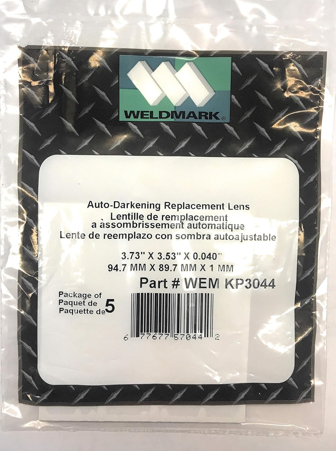 WEM KP3044-1 Viking 3350 Helmet Inside Lens Qty = 5 by Weldmark WEM KP3044-1 Viking 3350 Helmet Inside Lens Qty = 5 by Weldmark