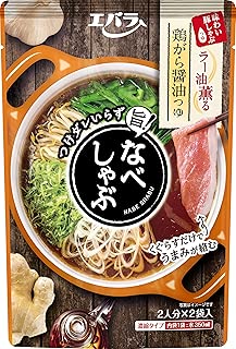 エバラ なべしゃぶ 鶏がら醤油つゆ (100g×2P) ×4袋