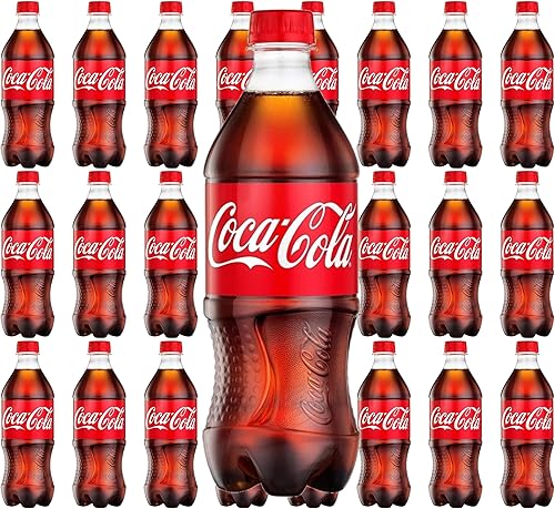 WESTERNMBY Paquete de 24 botellas de soda clásicas de Coca-Cola (Coca Cola, 20 onzas líquidas)