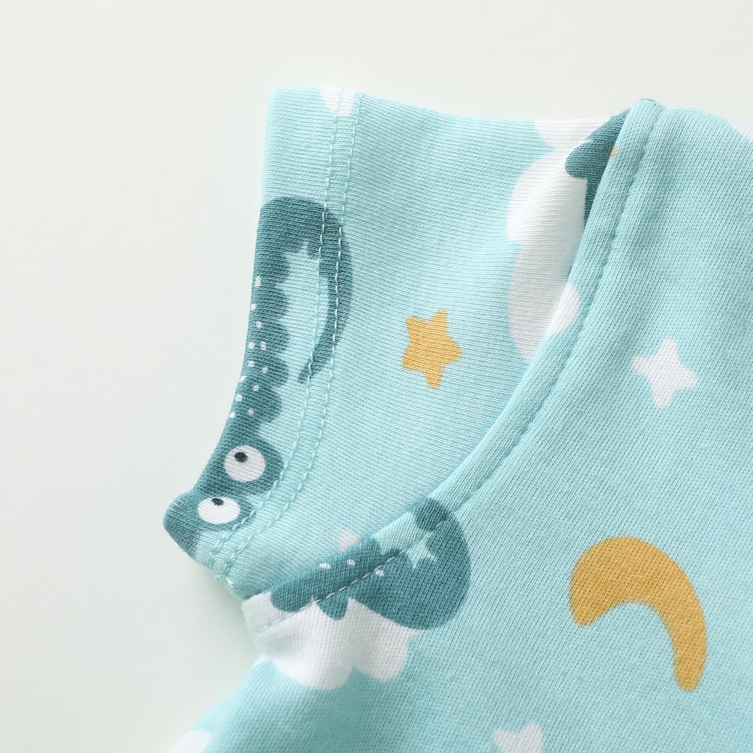 Owlivia Baby Boy Romper, Unisex Short-sleeve Summer Outfit, 100% Organic Cotton Girl One-Piece Jumpsuit - Image 3