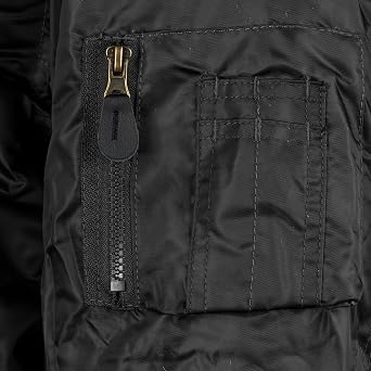 Mil-Tec US Aviator Jacket Type MA1® PES • Classic Bomber Jacket in US Air Force Style • Reversible Pilot Jacket • Transition Jacket Men Made of Polyester • Windproof Outdoor Jacket