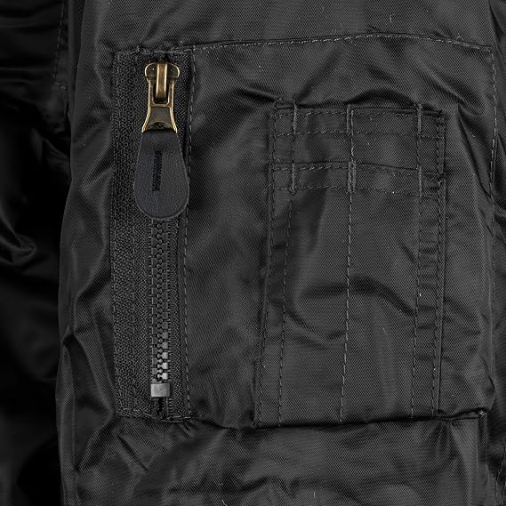 Mil-Tec US Aviator Jacket Type MA1® PES • Classic Bomber Jacket in US Air Force Style • Reversible Pilot Jacket • Transition Jacket Men Made of Polyester • Windproof Outdoor Jacket