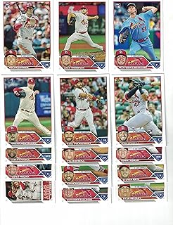 St. Louis Cardinals / 2023 Topps Baseball Team Set (Series 1 and 2) with (24) Cards. PLUS 2022 Topps Cardinals Baseball Te...