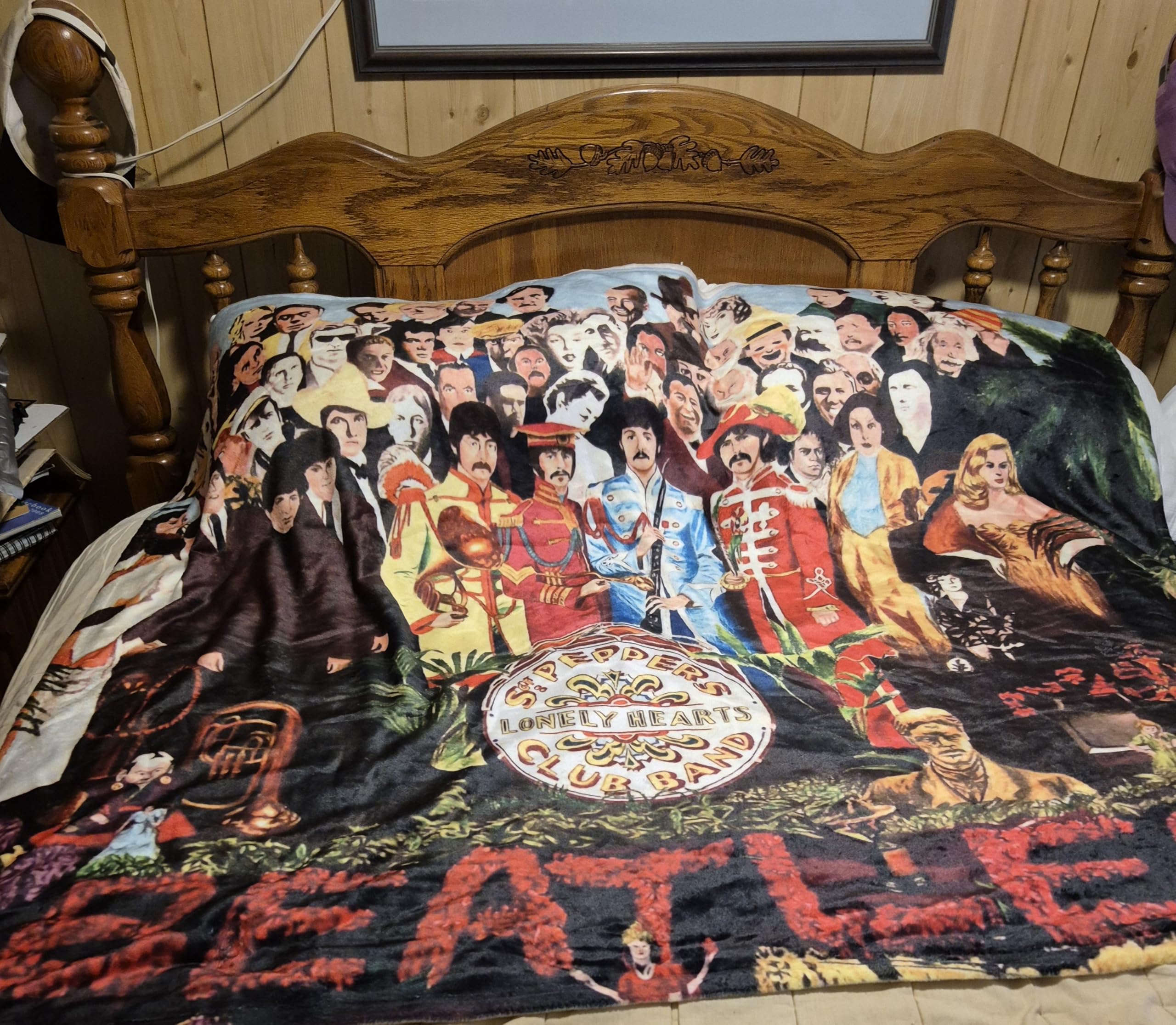 Amazon.com: New Beatles Abbey Road Sargeant Pepper Plush Fleece