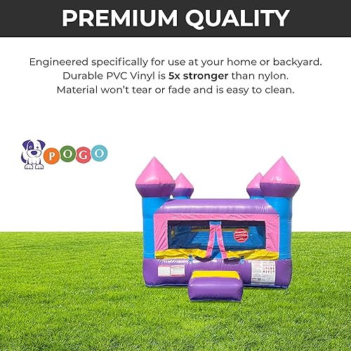 Miniatura 2 de Crossover Junior - Casa inflable de rebote de 13.5 x 8 x 7 pies, unidad inflable para niños pequeños y niños pequeños, casa inflable para fiestas en