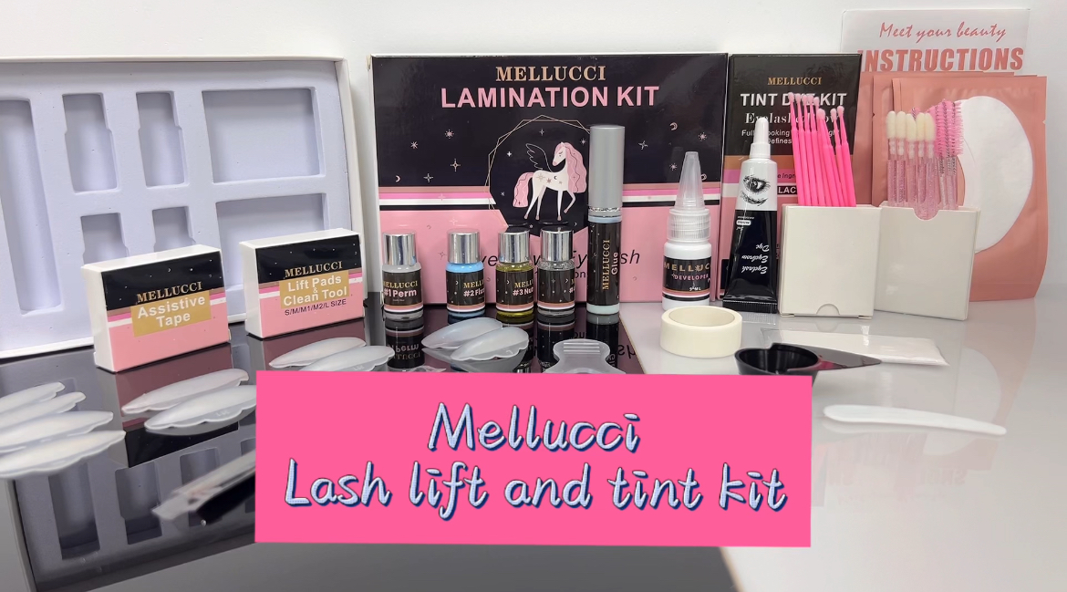 Watch Mellucci lash lift and tint kit on Amazon Live