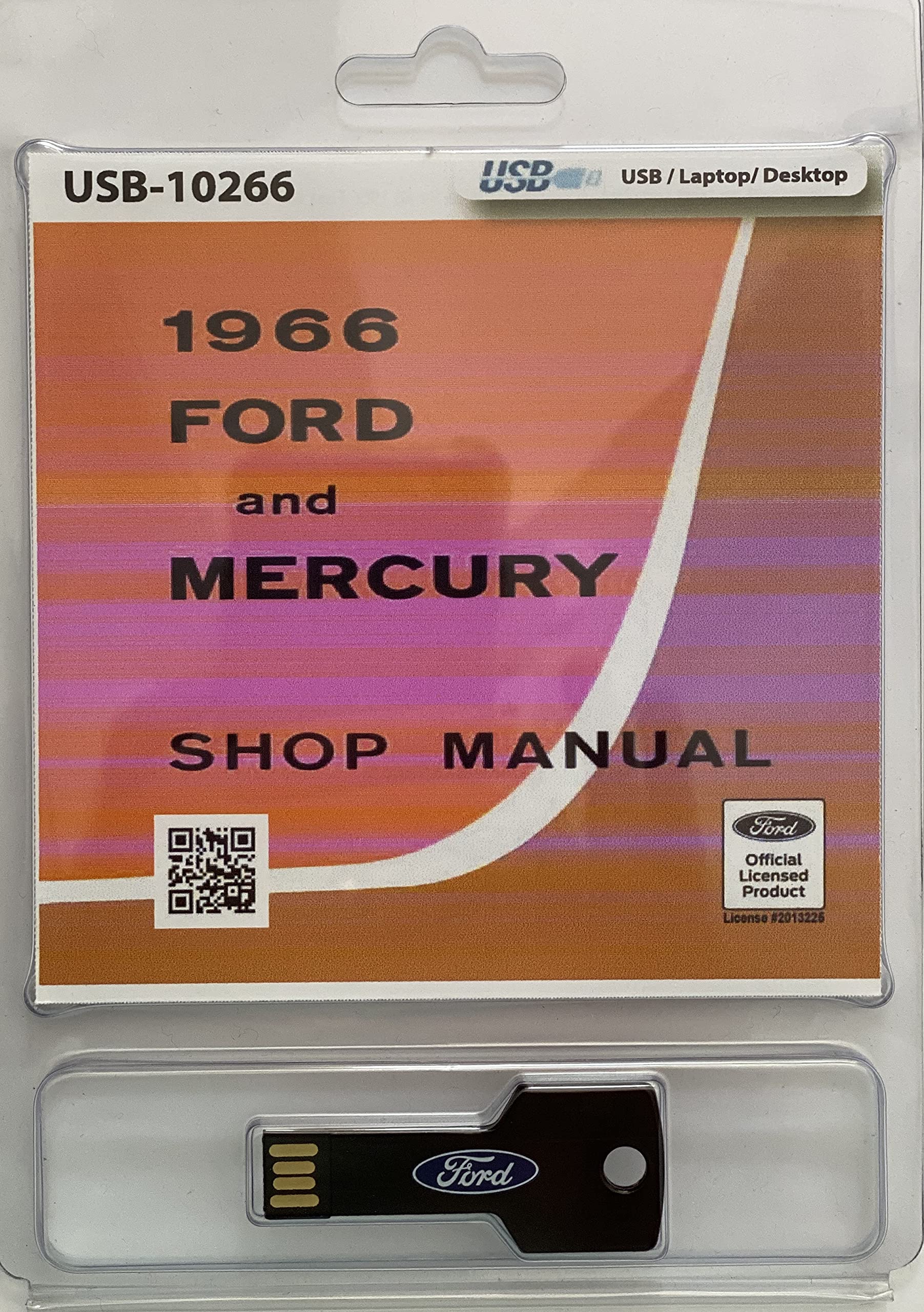 1966 Ford and Mercury Shop Manual (USB)
