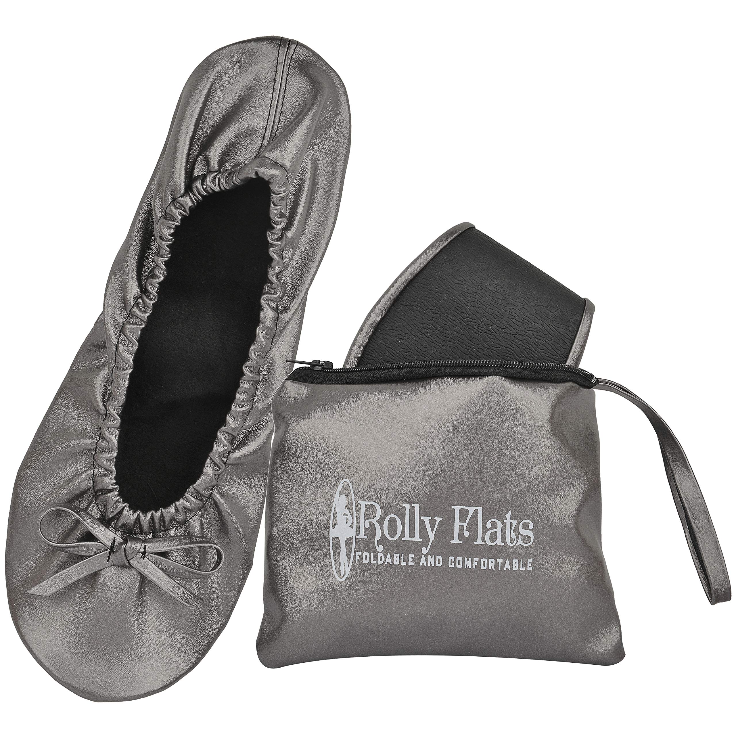 Women's Foldable Flats – Portable Ballet Slippers Shoes for Travel, Wedding – Fits in Purse