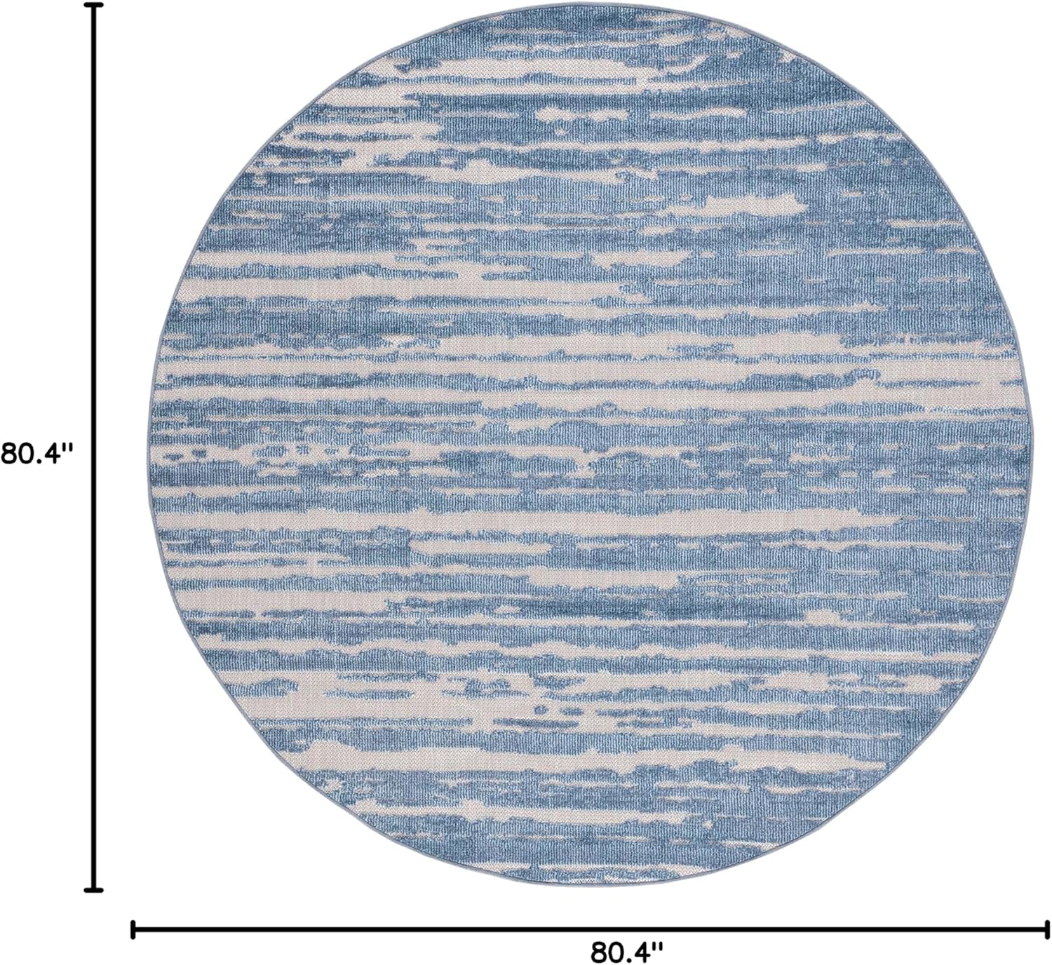 SAFAVIEH Cabana Collection Runner Rug - 2'2" x 9', Blue & Beige, Non-Shedding & Easy Care, Indoor/Outdoor & Washable-Ideal for Patio, Backyard, Mudroom (CBN506M)