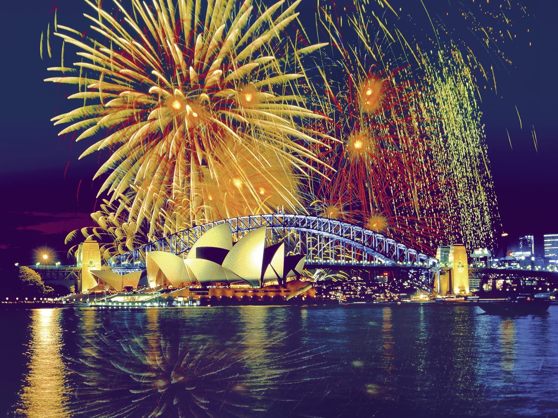 Ravensburger - 16622 - Puzzle Classique - Feu D'Artifice Sur Sydney - 2000 Pièces
