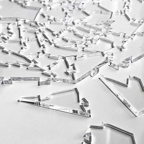 Miniatura 6 de Broken Glass Puzzle - Clear - Unique The Clearly Impossible Puzzle - Difficult and Fun! - 161 Pieces 10 x 10''