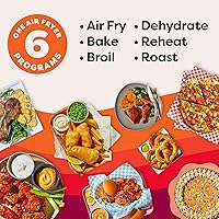 Vista 5 de Instant Pot 4Qt VORTEX 6 en 1 Mini Freidora de Aire, Opciones de Programa Personalizado, Freír al Aire, Asar, Asar a la Parrilla, Deshidratar