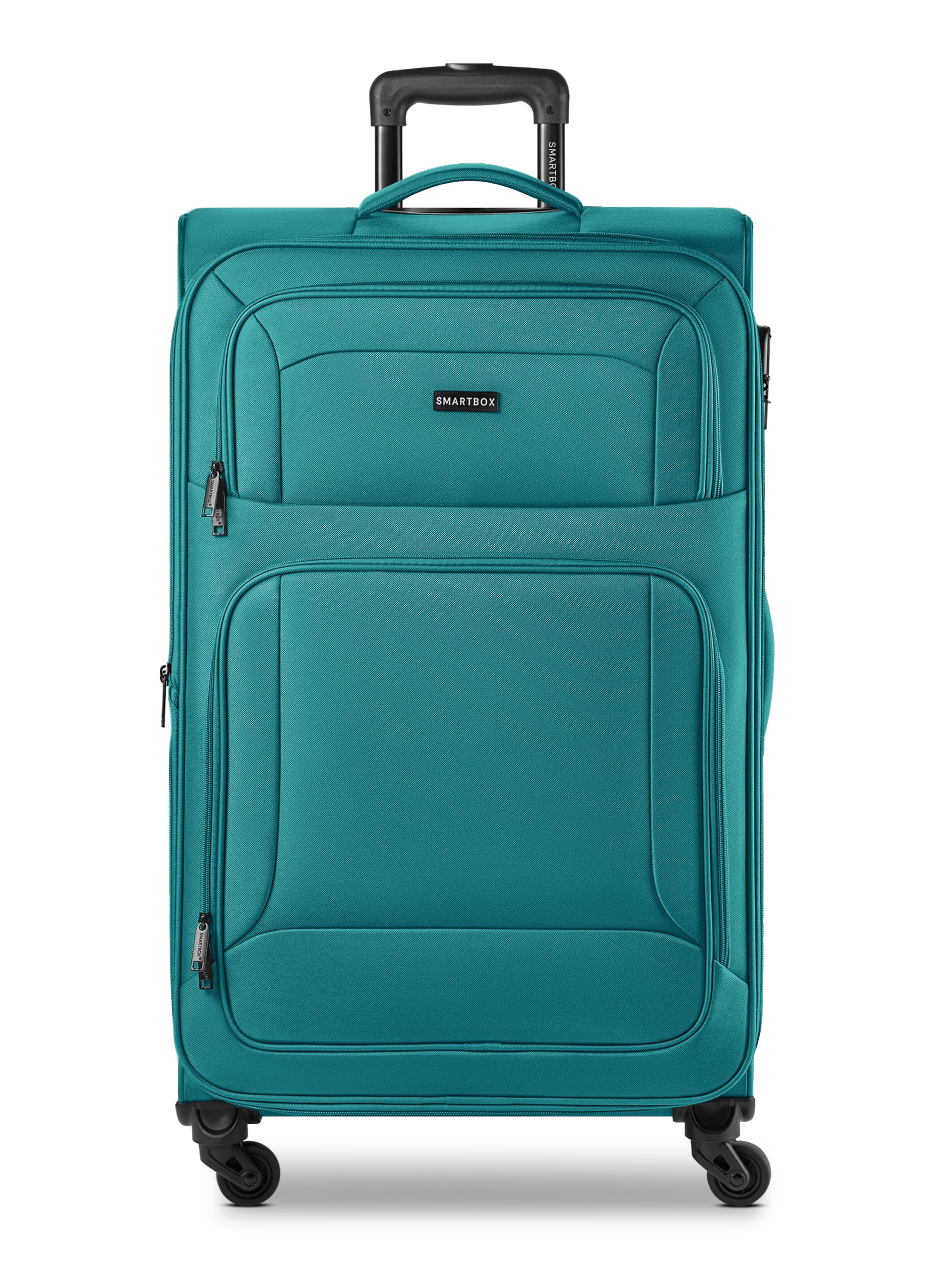 Smartbox Duża miękka walizka Check-in dla kobiet i mężczyzn, duża walizka XL 46 x 31 x 78 cm, 4 rolki i zamek szyfrowy, możliwość rozszerzenia o elastyczną zakładkę, lekka, 3,6 kg (edycja 04)