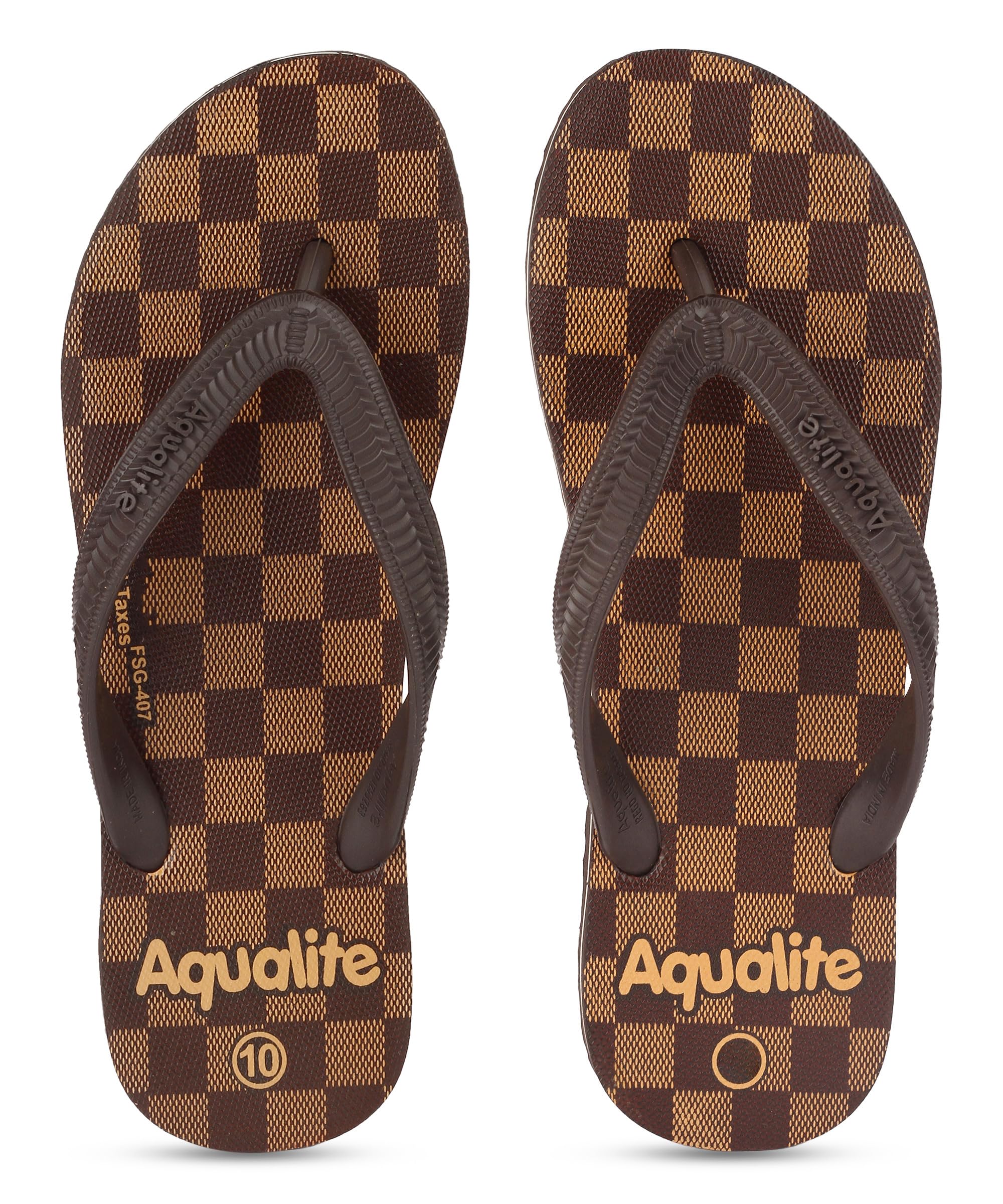 Aqualite Coffee Brown Comfort Slippers For Men, UK 6 (B0CKLK4R2N) Amazon Price History, Amazon Price Tracker