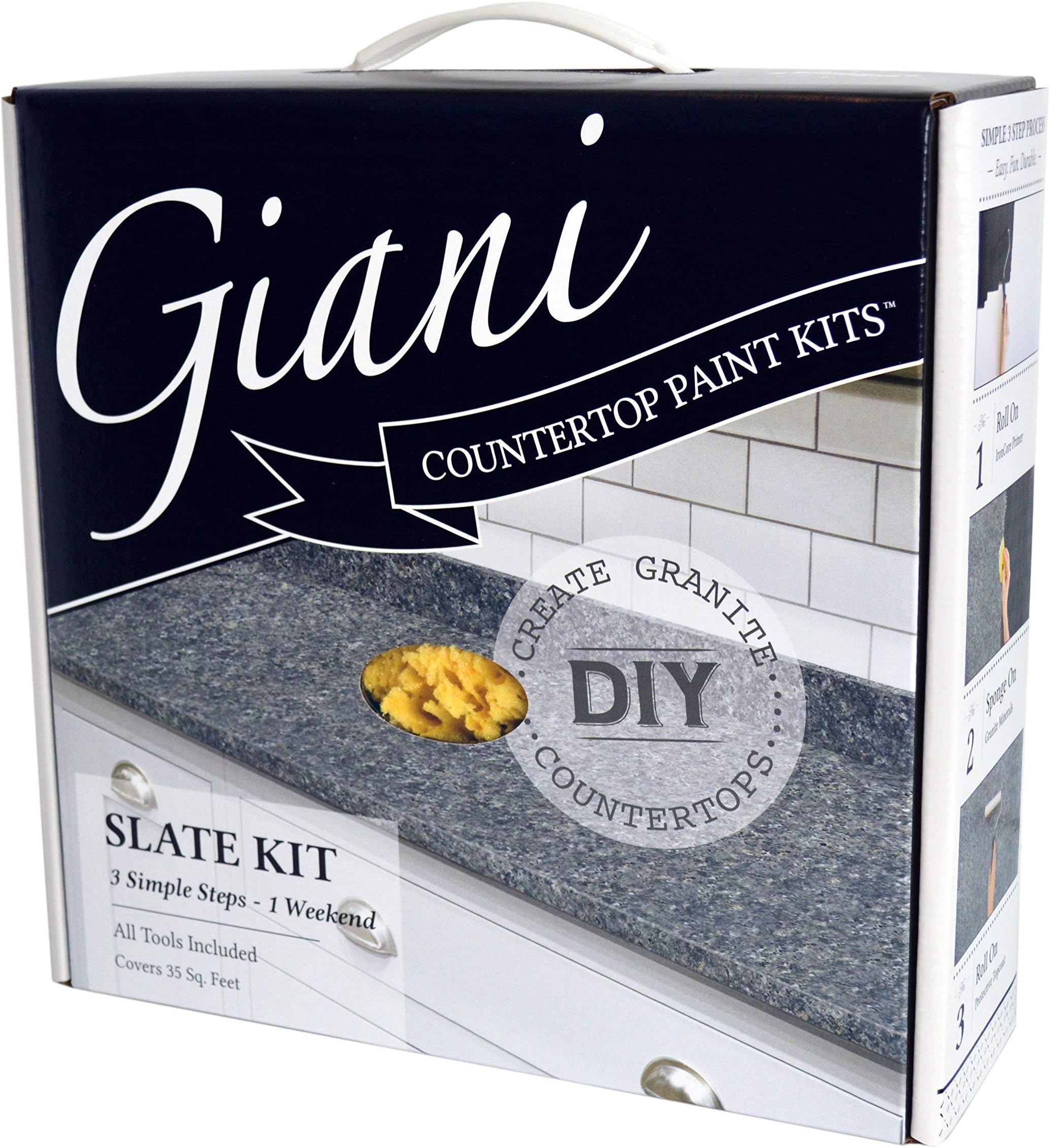 Giani Countertop Paint Kit, Slate