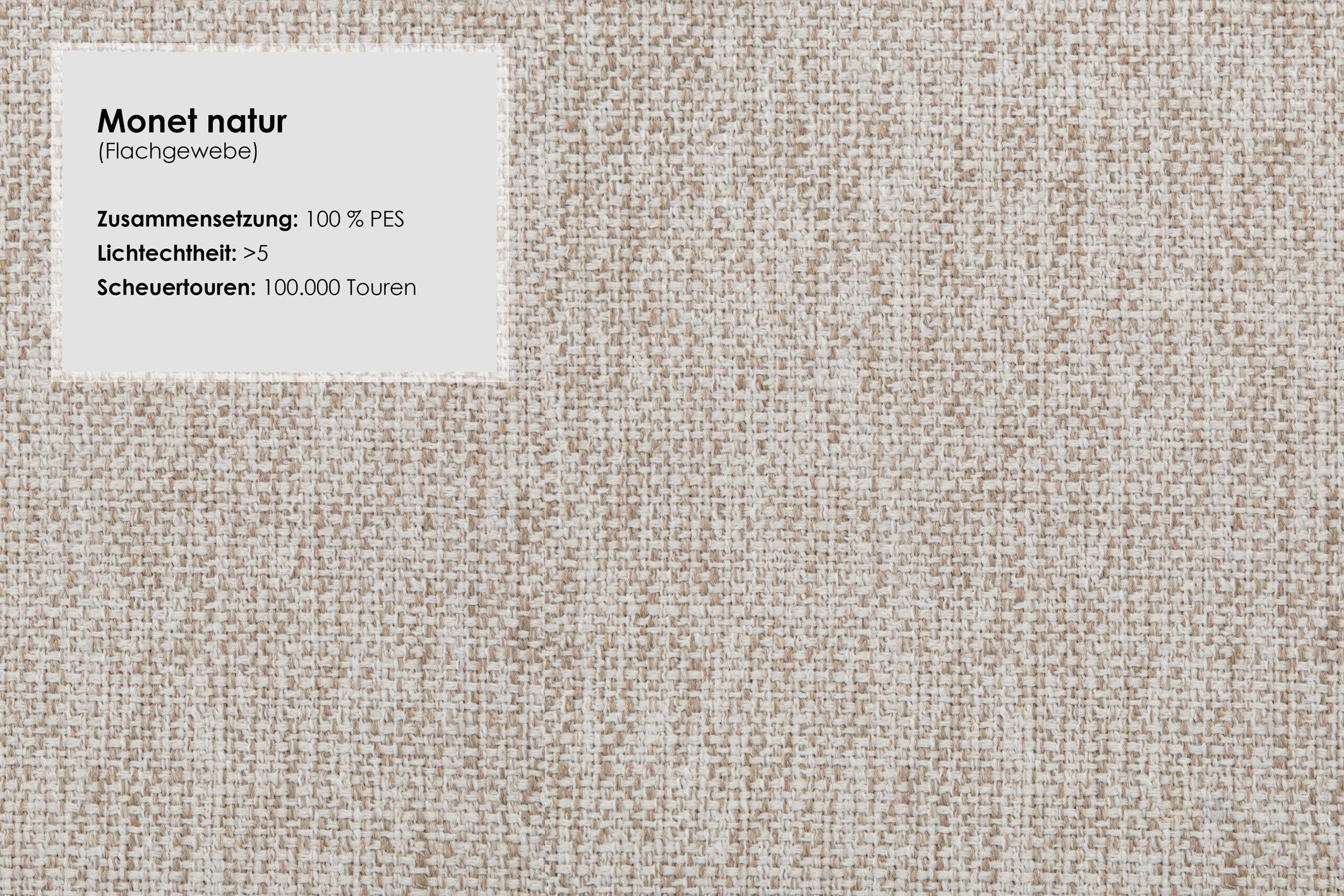 CAVADORE 3-Sitzer Byrum / Große 3er-Couch im Landhausstil mit Federkern / Passend zur edlen Sofagarnitur Byrum / 186 x 87 x 88 / Natur (Weiss-Beige)