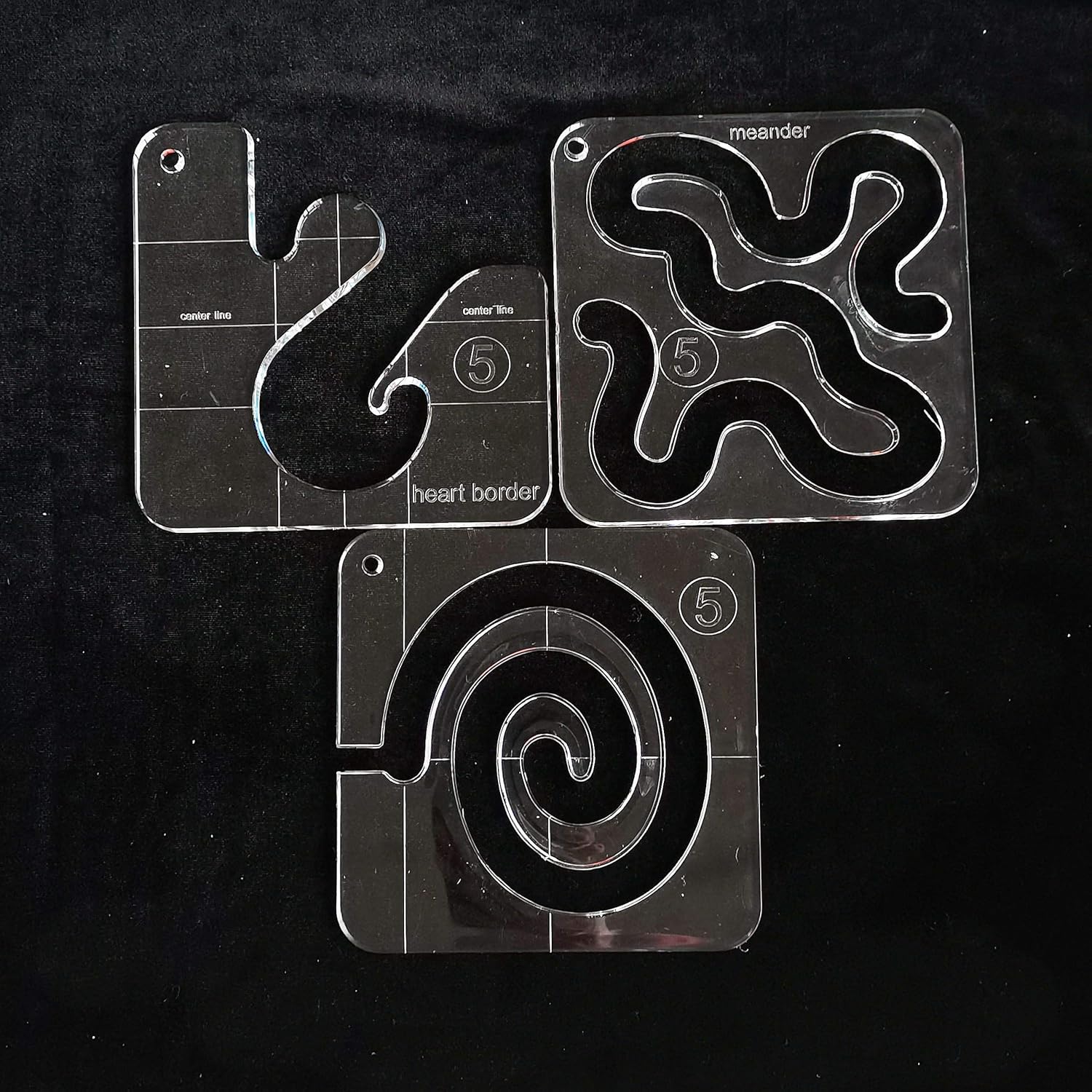 HONEYSEW New Quilting Ruler Free Motion Quilting Template with Quilting Frame (Quilting Frame+10pcs Quilting Template+9ruler Foot)