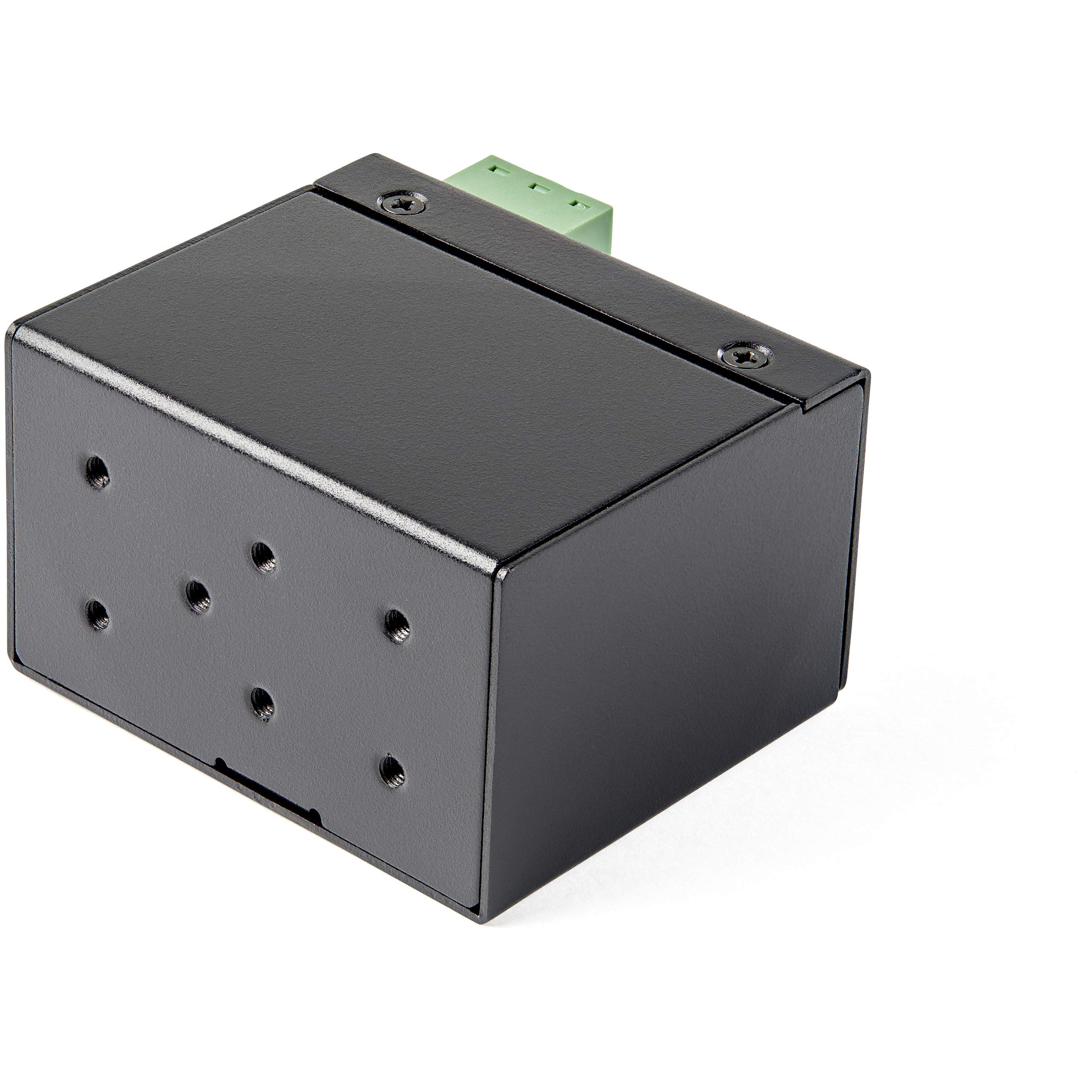 StarTech Convertisseur Fibre RJ45 PoE+ Industriel 30W, SFP (IMC1GSFP30W) | Gigabit, Monomode ou multimode, IEEE 802.3af/at, IP-30, -40 à +75C, Rail DIN