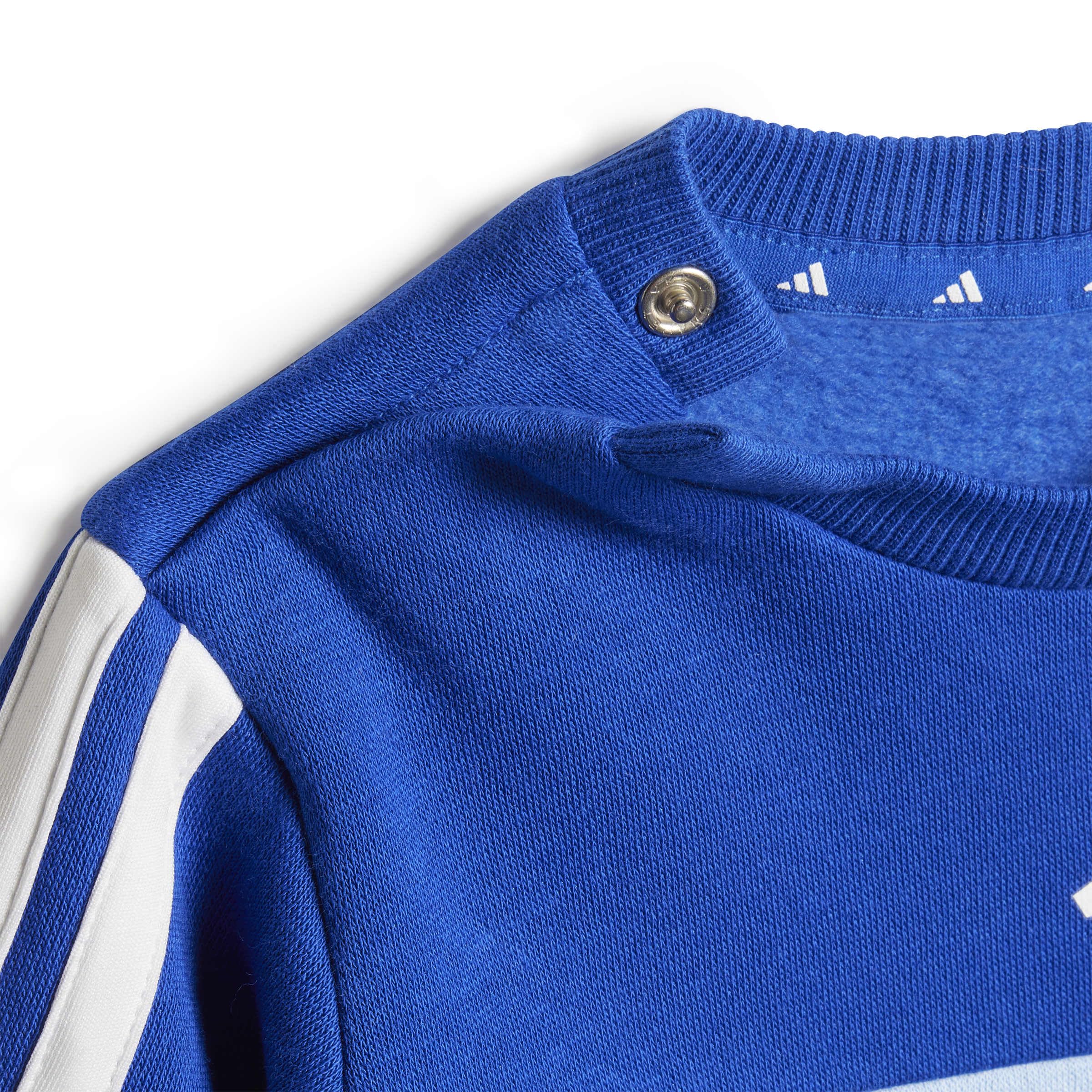 adidas Seasonal Essentials Tiberio 3 Stripes Fleece Crew Set Chándal Unisex bebé