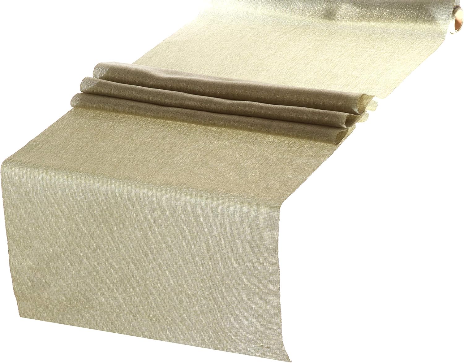 Flash Deals - 60% OFF Organza Plus Shimmery Holiday Party Table Runners (Green) Sage Green Table Runner for Parties Table Decorations