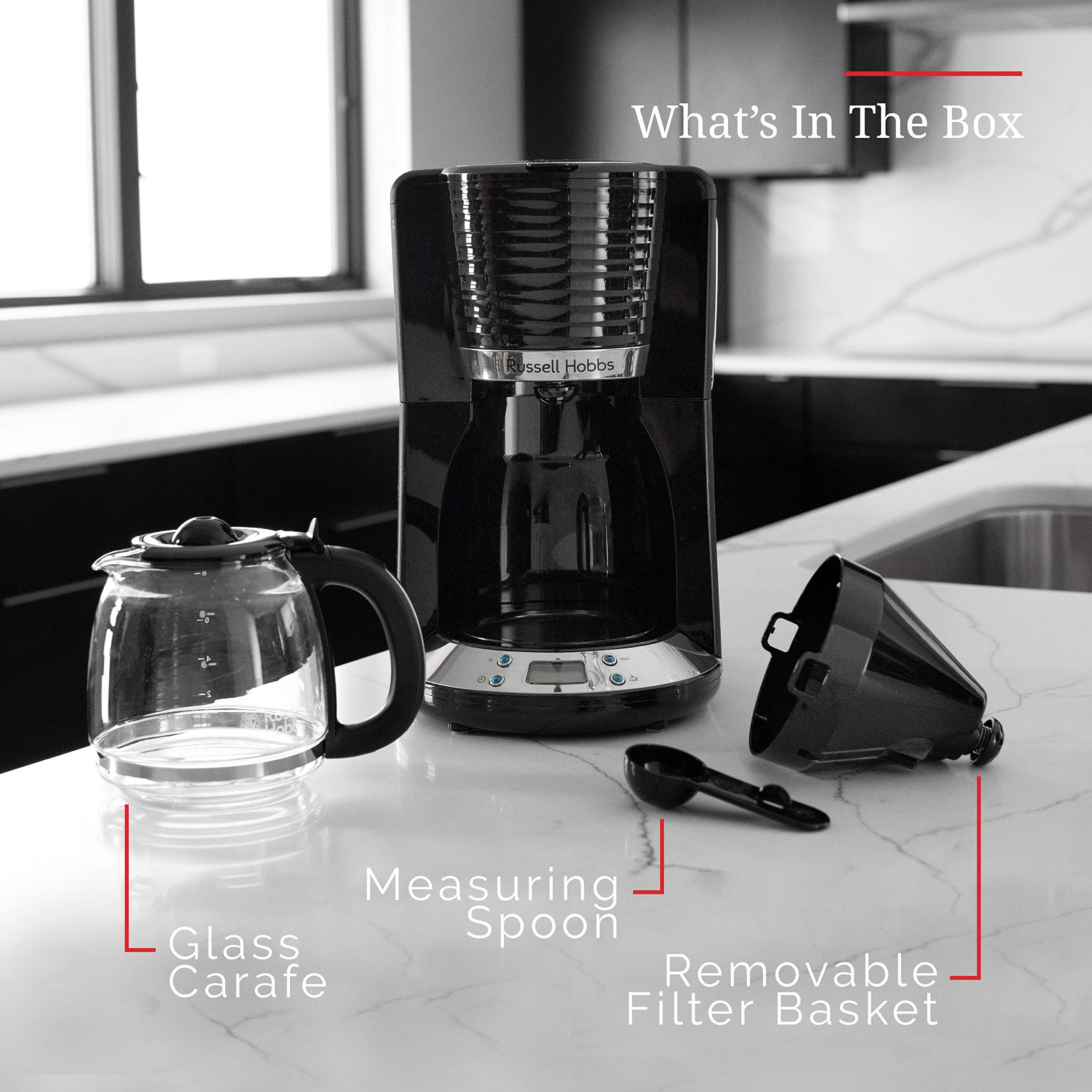 Amazon.com: Russell Hobbs CM4300BR Coventry 8-Cup Coffeemaker