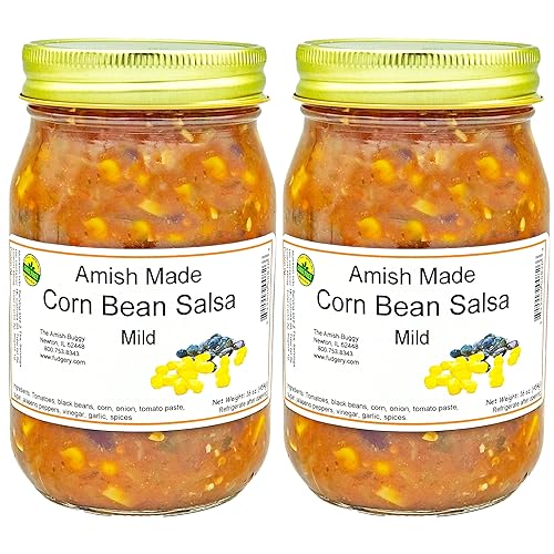 Miniatura 6 de Amish Salsa - Tarros de 2-16 onzas (Mango Mild)