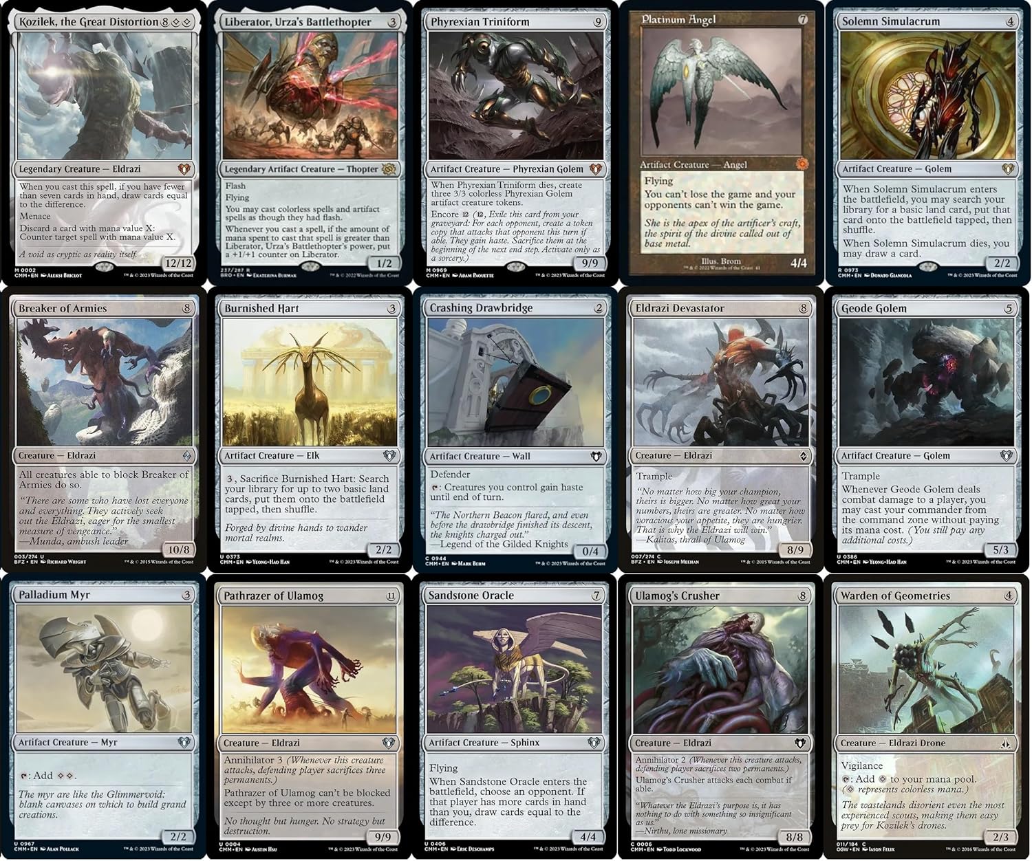 Elite Commander Eldrazi Deck - Colorless - Zhulodok, Void Gorger - EDH cEDH - 100 Card - Custom Magic The Gathering Deck - Very Strong!