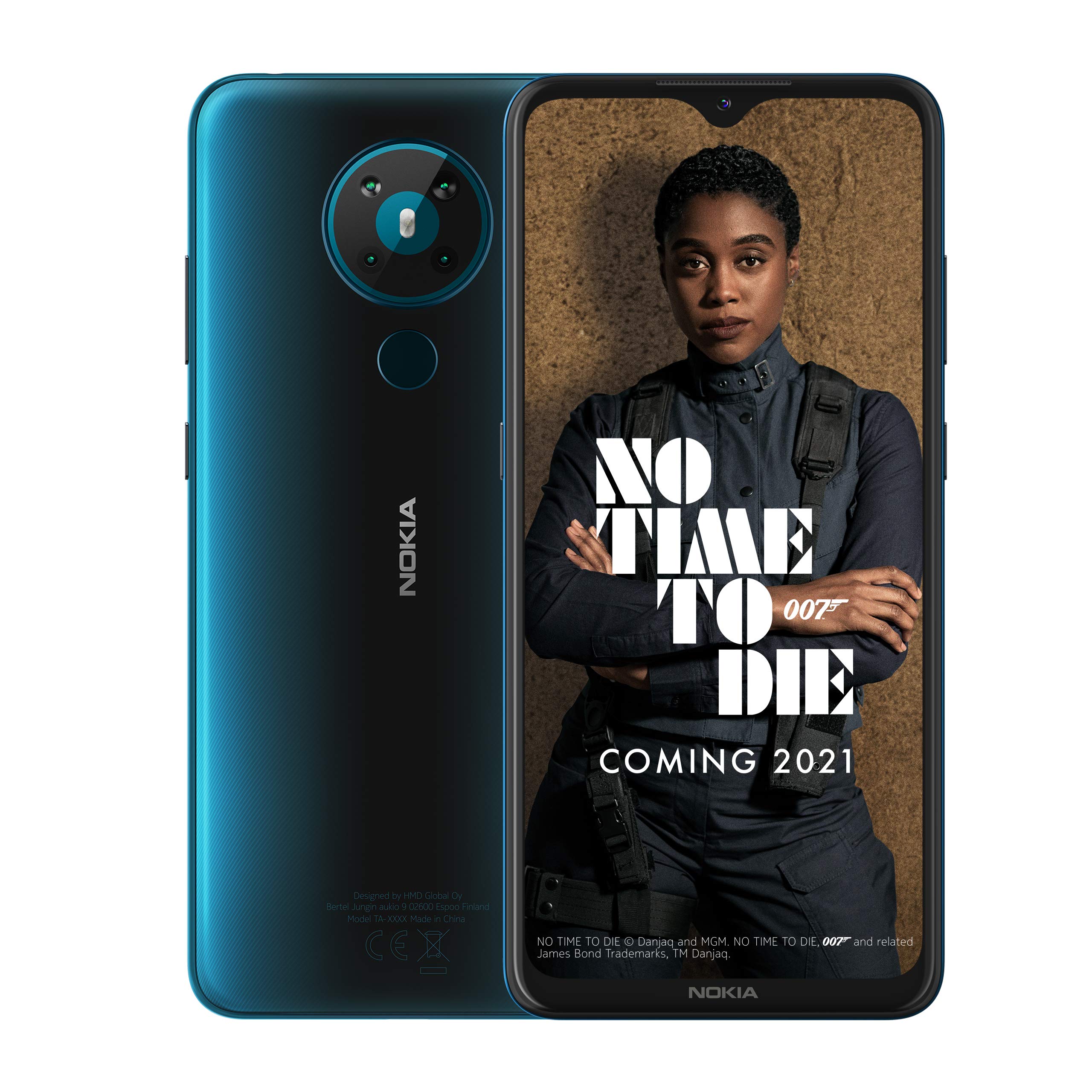 Nokia 5.3 6.55-Inch Android UK SIM Free Smartphone with 4 GB RAM and 64 GB Storage (Dual Sim) - Cyan