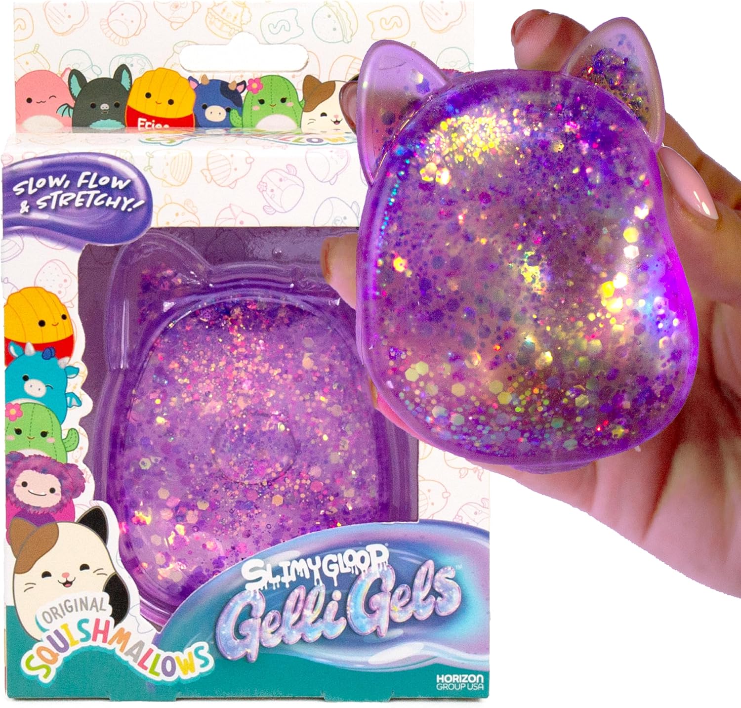 Squishmallows and Hello Kitty Gelli Gels