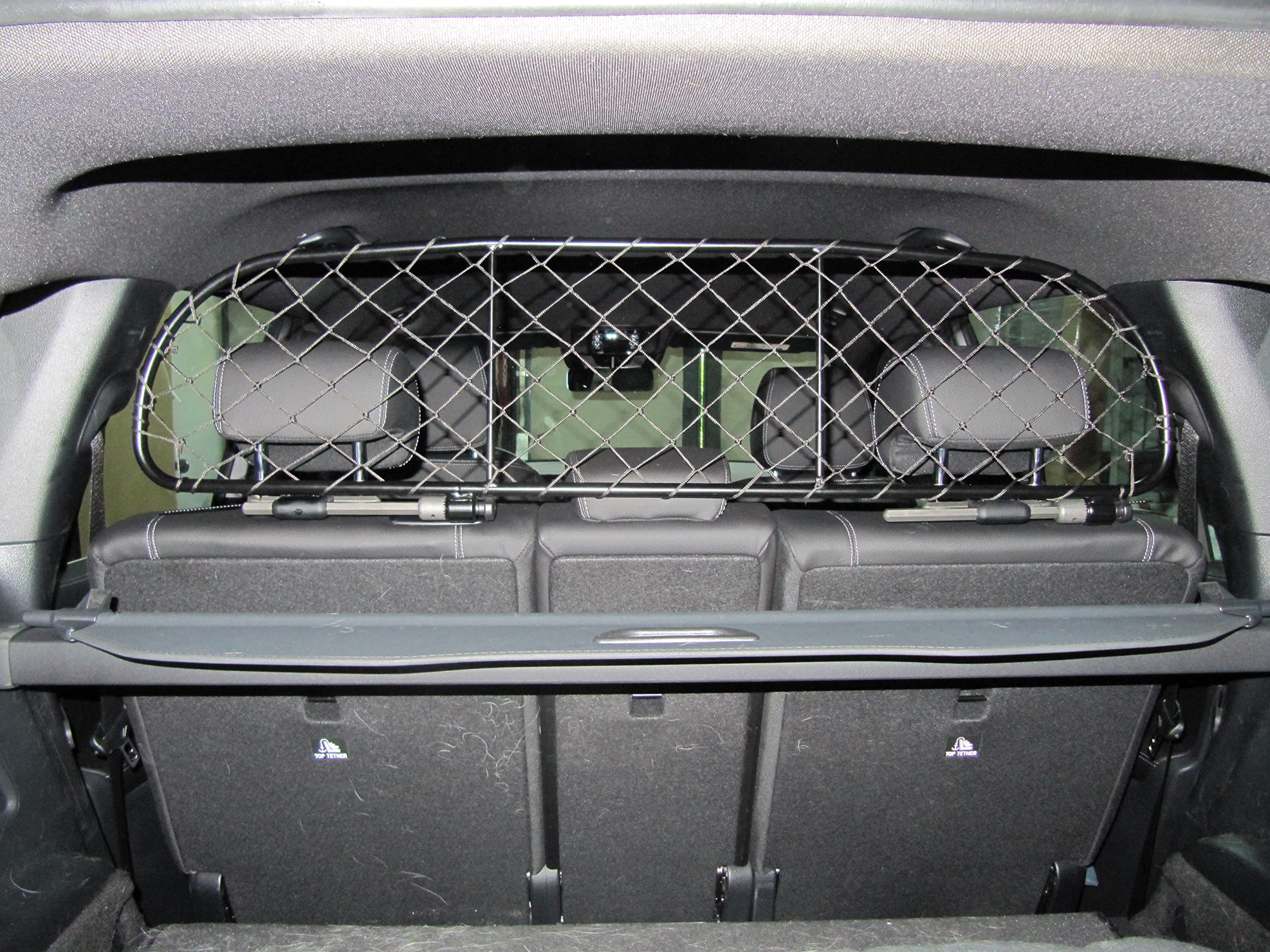 ERGOTECH Divisorio Griglia Rete Divisoria per Mercedes GLB (dal 2019 in Poi) RDA65-S, per Trasporto Cani e Bagagli