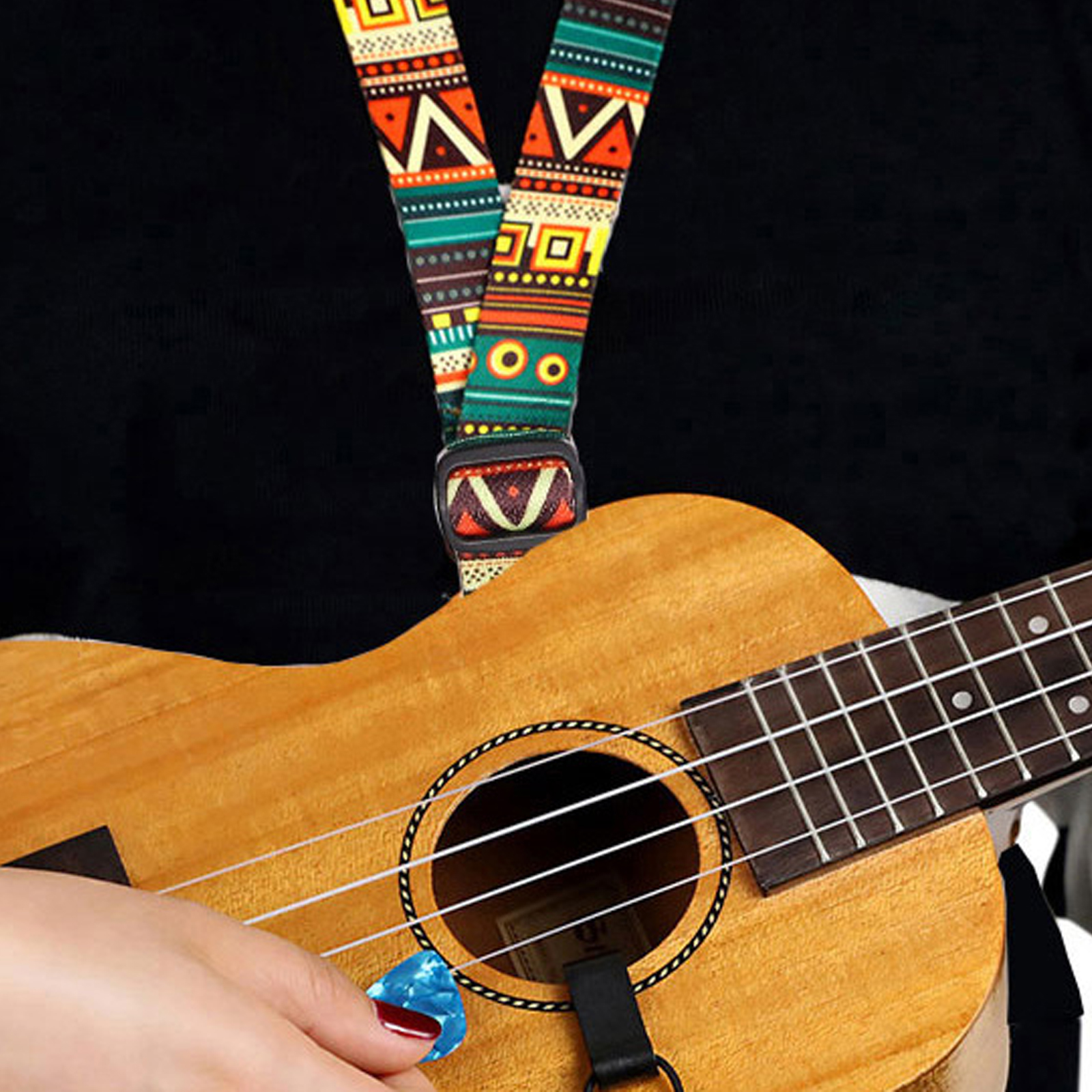 Set Copri Pickup E Manopole Per Chitarra Stratocaster - Bianco Con Dettagli Dorati - Foto 3