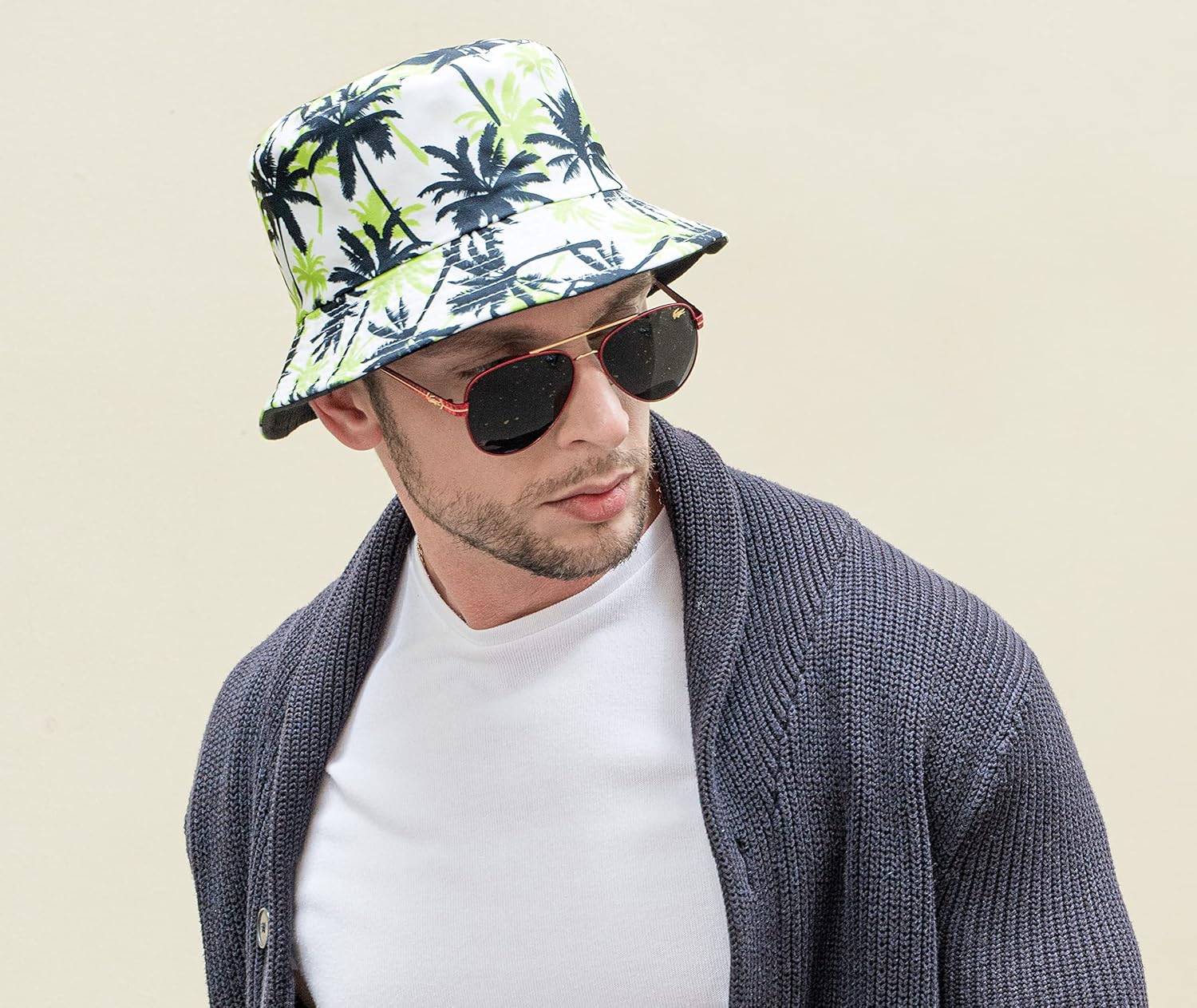ZLYC Unisex Cute Print Bucket Hat Summer Travel Fisherman Cap for Women Men Teens - Image 2