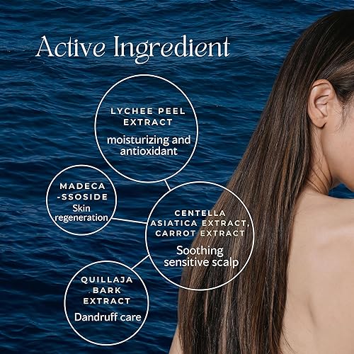 Miniatura 5 de GiveMeWater Shampoo - Solución profesional para la pérdida de cabello para hidratar y calmar el cuero cabelludo seco (12.17 fl oz)