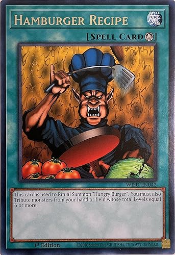 YU-GI-OH! Receta de hamburguesas - WISU-EN042 - Rara - 1 edición