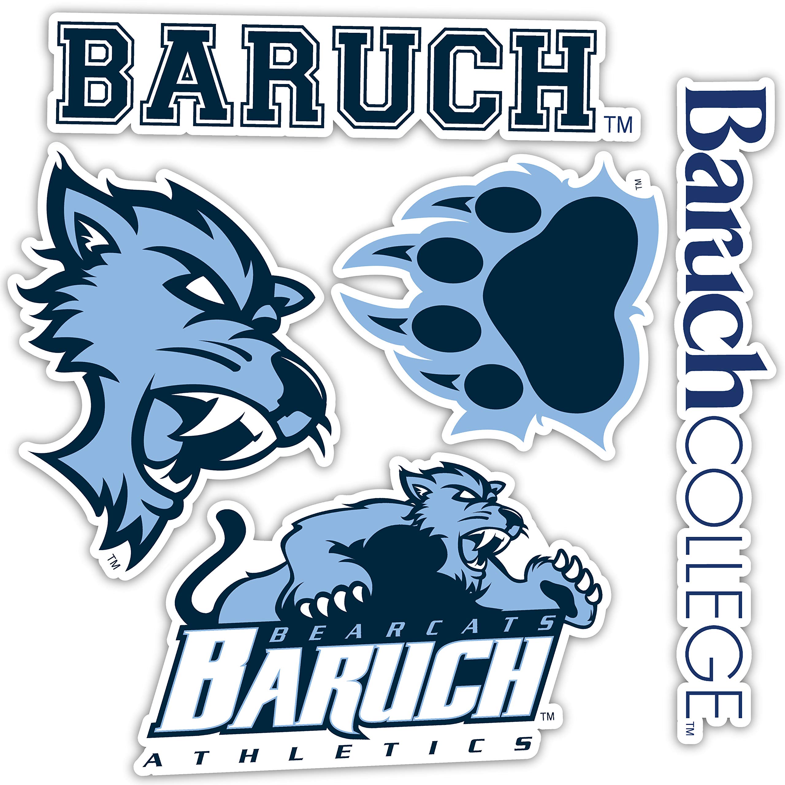 Desert Cactus Baruch College Sticker Bearcats Stickers Vinyl Decals Laptop Water Bottle Car Scrapbook T2 (Type 2)