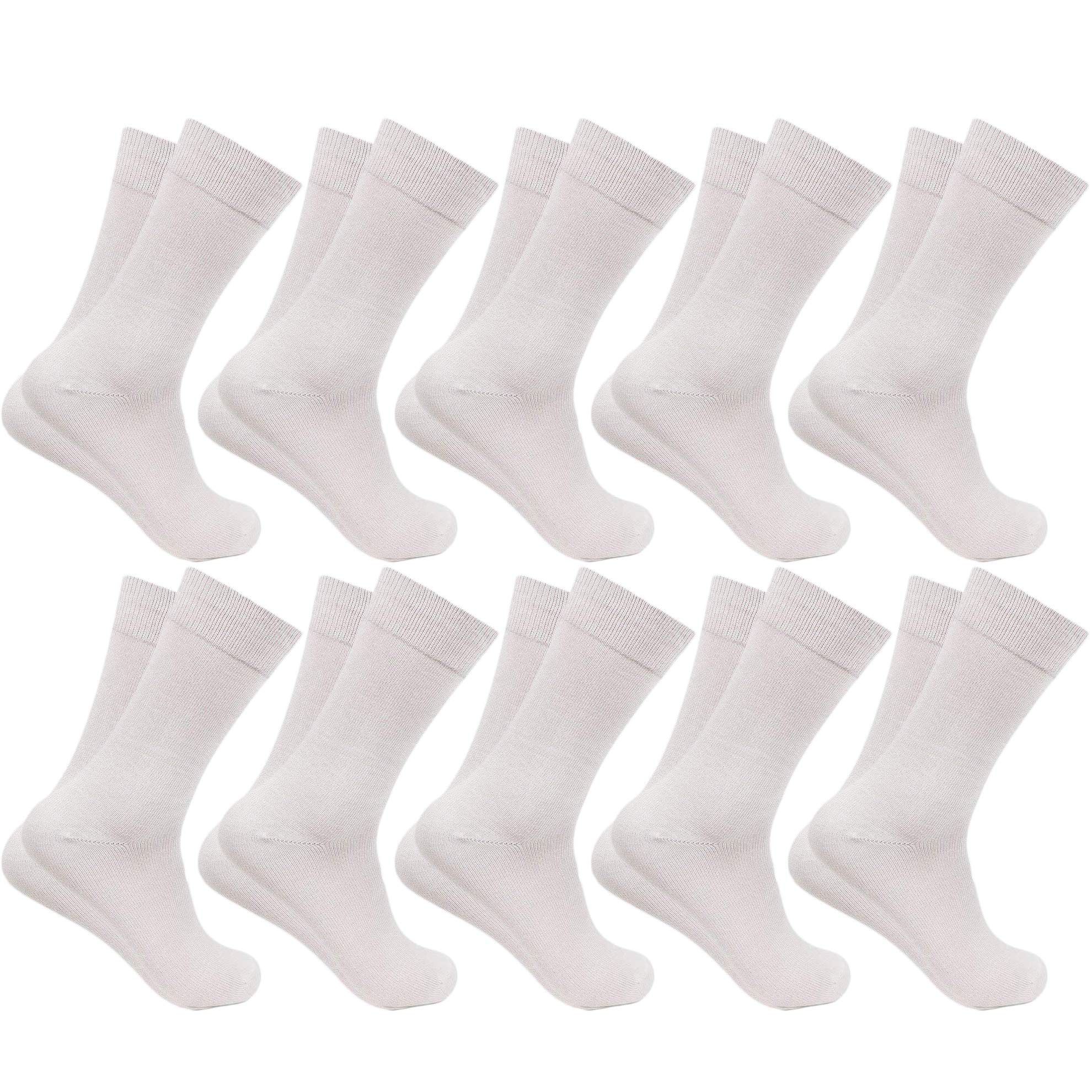 cozyway Pure Cotton and Smell free Sweat Absorbent Men's Formal Socks Pack of 10 - (Free-size)-picture-10