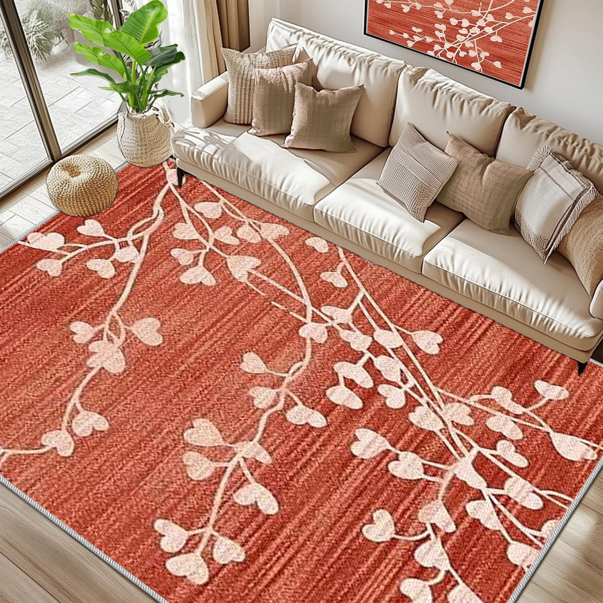 Tapis antidérapant 200 x 280 cm fini les glissades avec ce grand tapis lavable