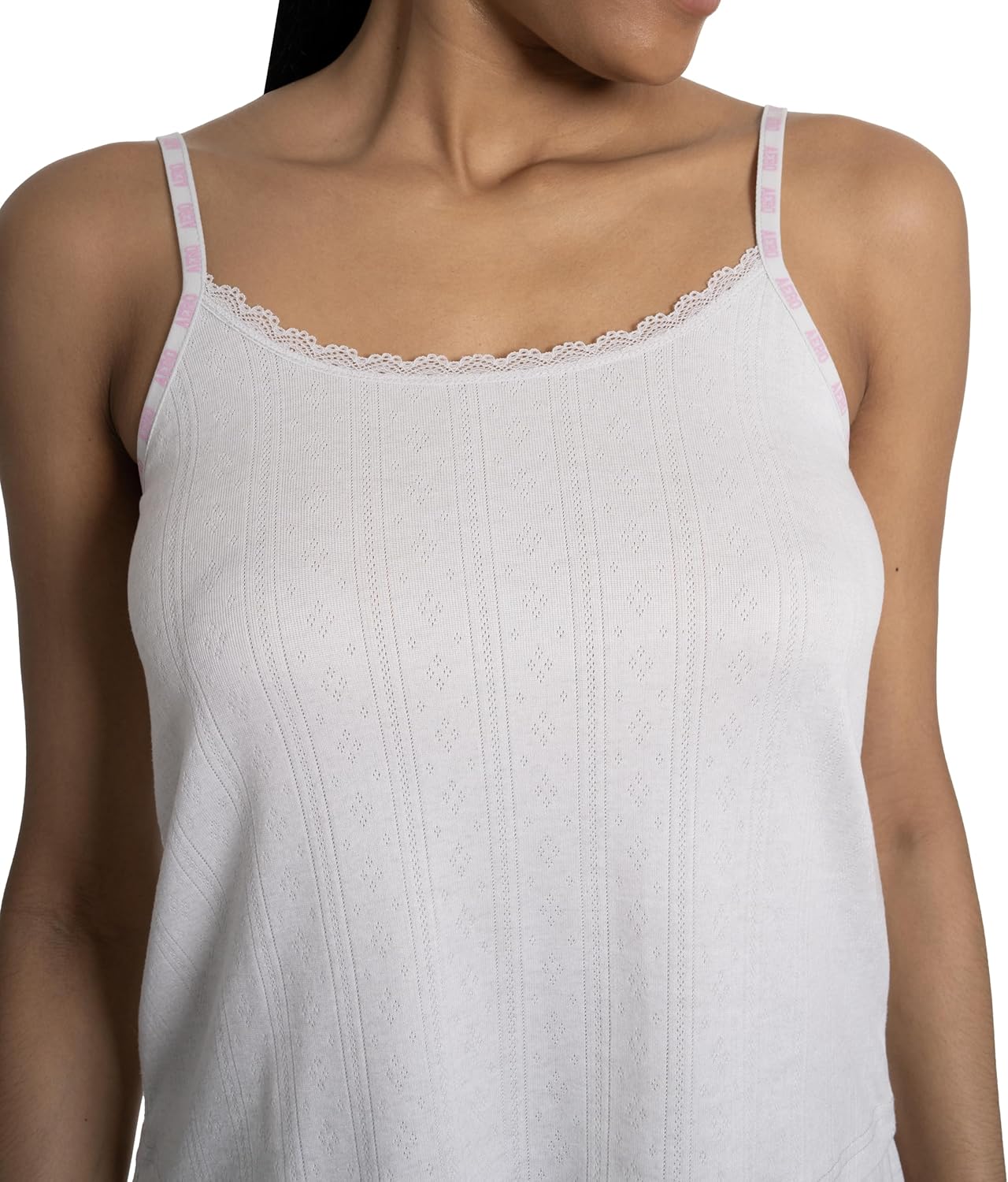 AEROPOSTALE womens Pointelle Cami and Pants 2pc Pj - Image 4