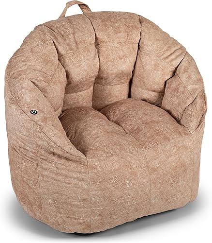 Miniatura 27 de Big Joe Milano - Puf para niños SmartMax, color negro Smartmax negro,Pink Passion Smartmax,Cuero Montana Negro,Caribou,Carmel Montana Cuero,Blazer