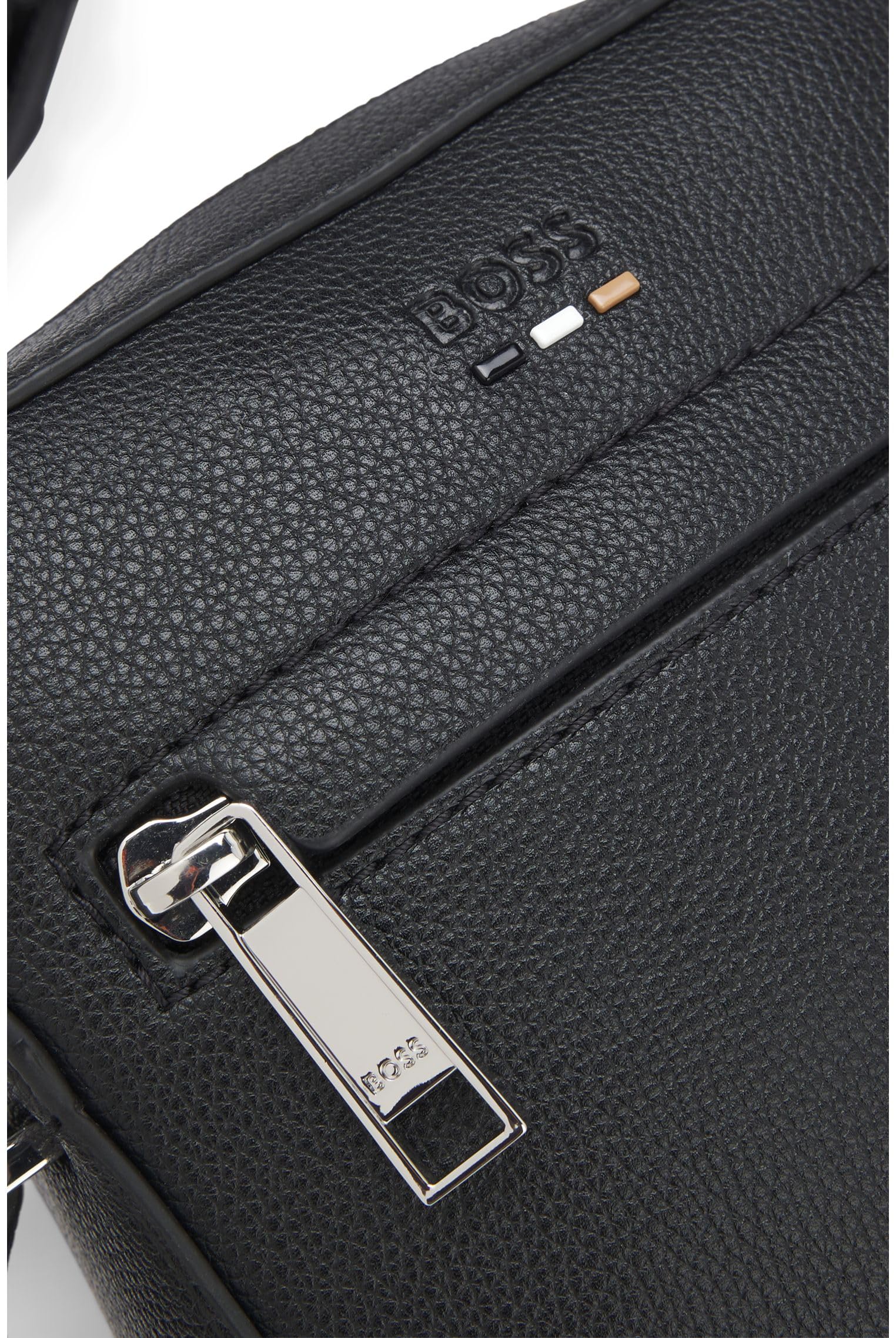 BOSS Herren Ray NS zip N. Reporter-Tasche mit geprägtem Logo