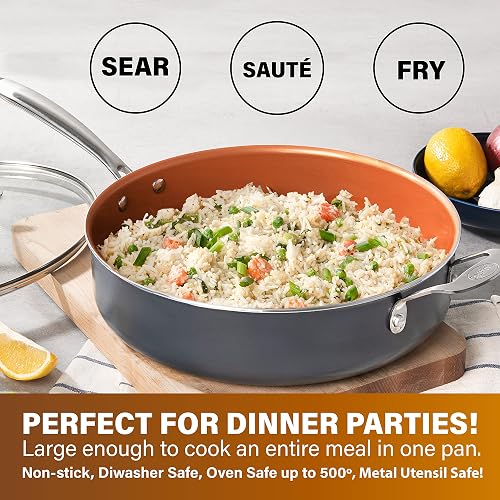 The Best Ceramic Saute Pan Non Stick And Very Durable