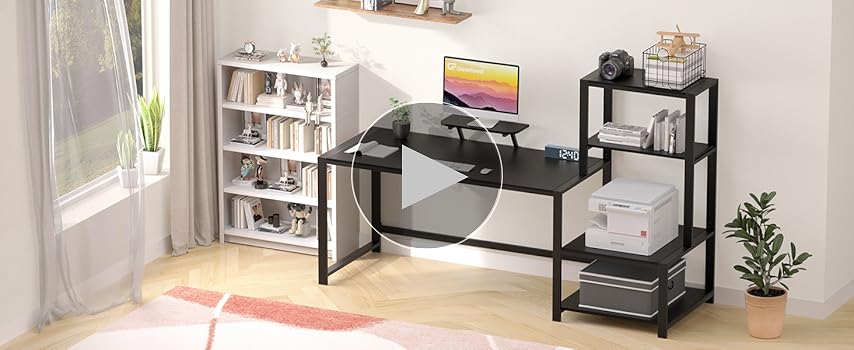 事務机・学習机 TIGHTS STUDY DESK - Landscape Products Amazon.com: GreenForest Computer Desk 58 inch with Printer
