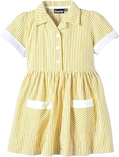 Blue Max Banner Girls Kinsale Striped Short Sleeve Dress