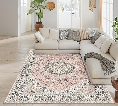 jxgzyy Washable Area Rug 8x10, Non Slip Large Living Room