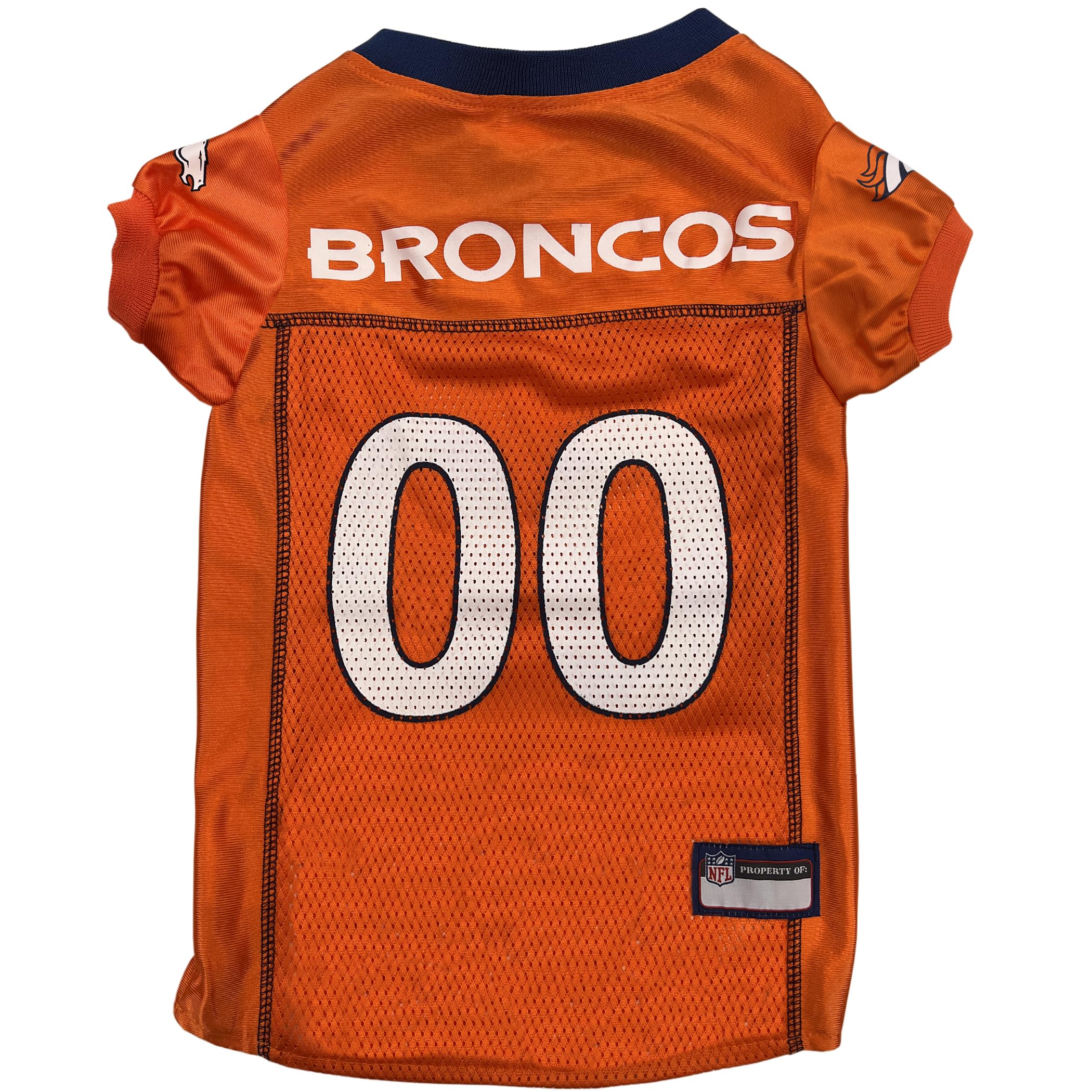 Pets First NFL Denver Broncos Dog Jersey, Size X-Large, Football Shirt Costume for Pet, Dog Sports T-Shirt, NFL Team Clothing for Cats, Licensed Pet