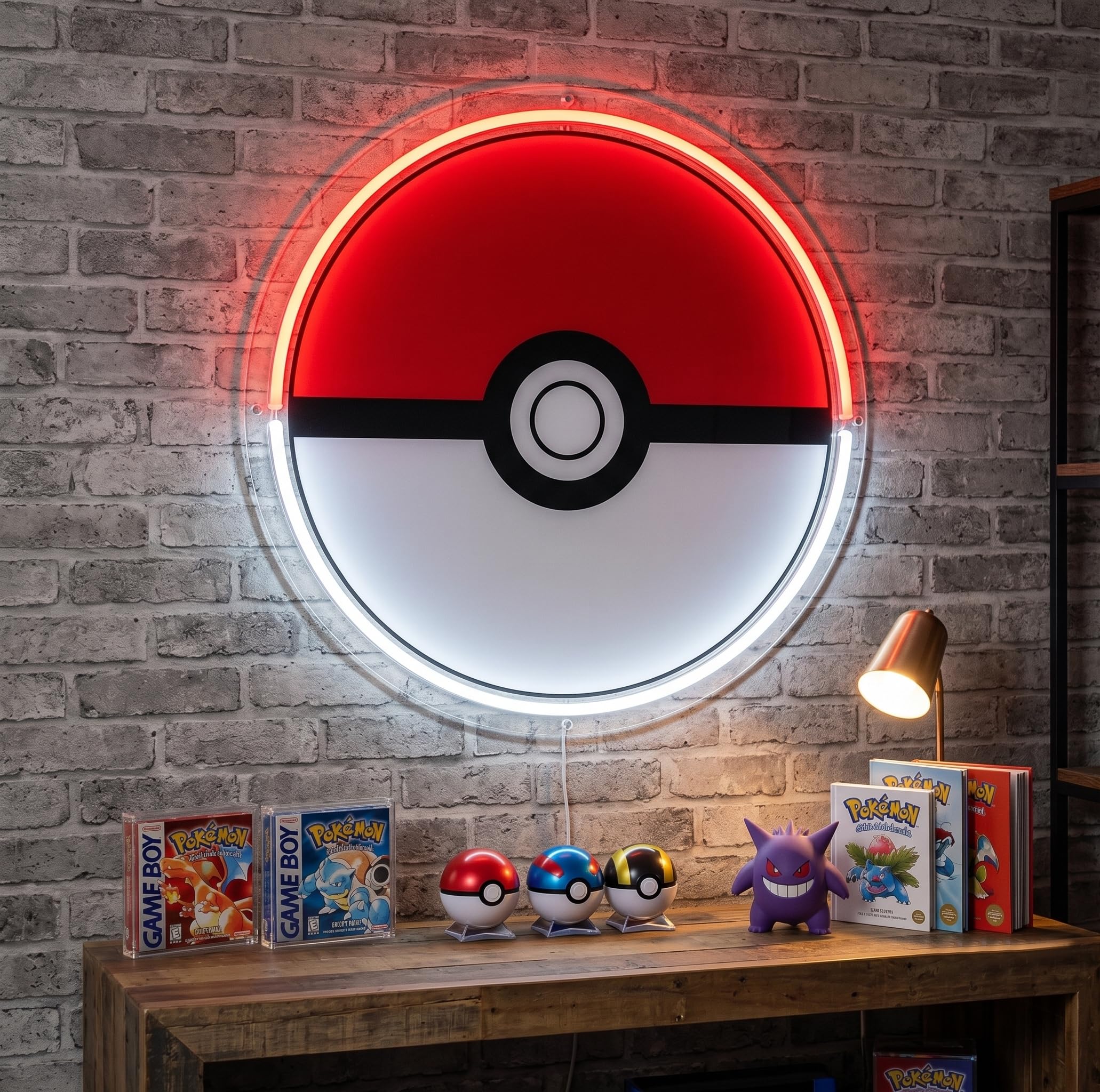 Silver Buffalo Pokémon Pokeball Boxed Small Die Cut, Wall Art