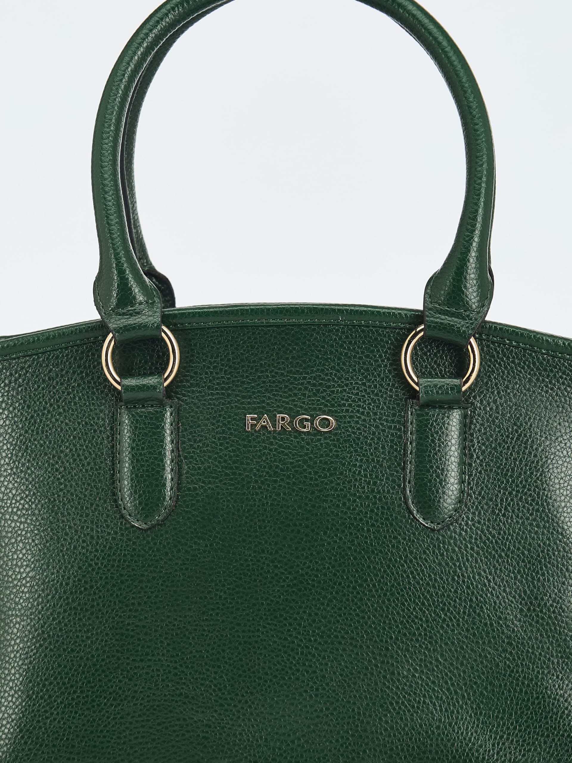 Fargo Valiant Handbag for Women | Premium Vegan Leather with RFID Pockets, YKK Zip Closure, Stylish Everyday Office & Casual Bag | Functional, Elegant & Made in India (Green) 1