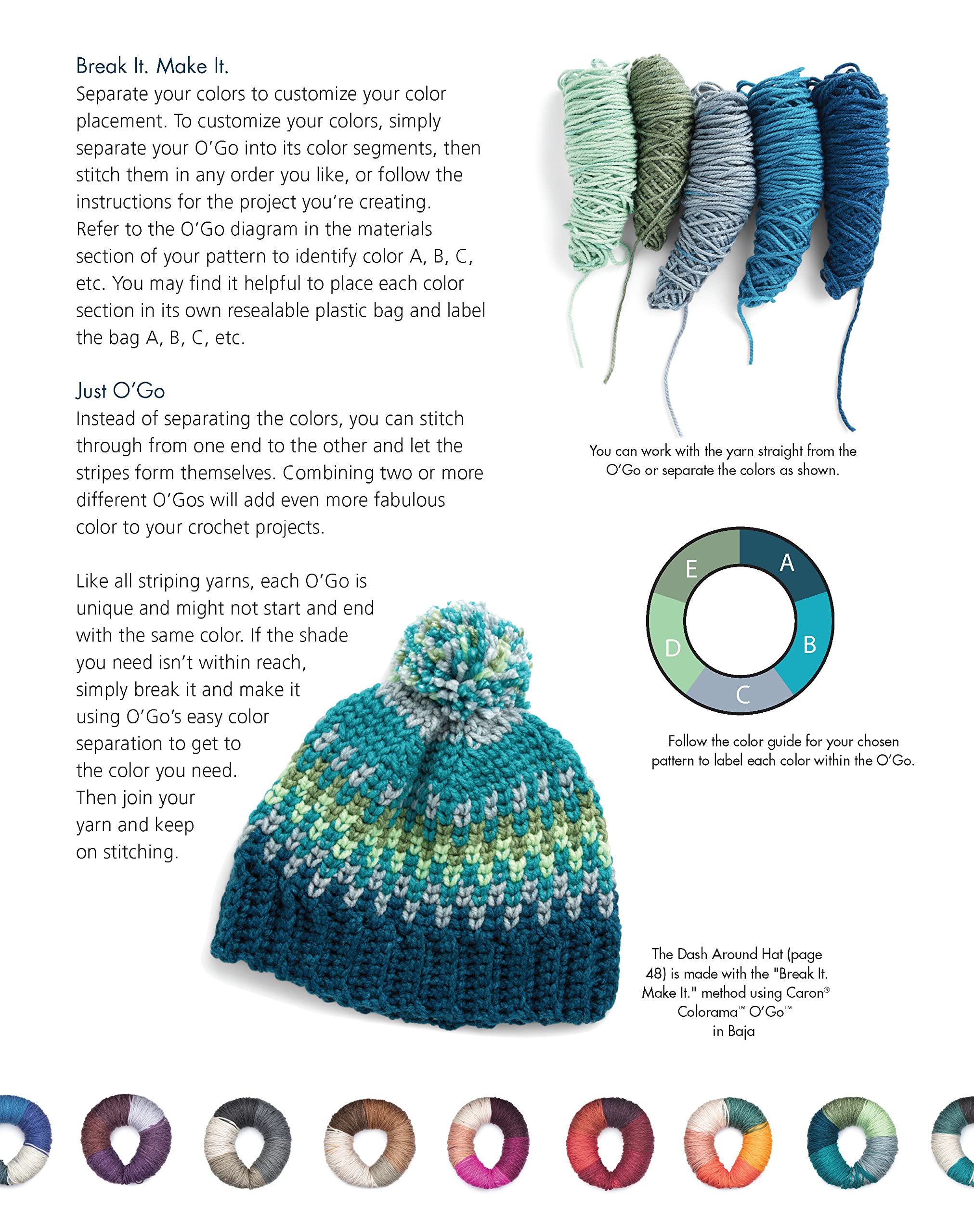 O'Go Crochet: más de 20 proyectos divertidos con hilos O'Go