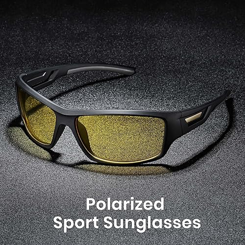 Miniatura 9 de Cyxus Gafas de sol deportivas polarizadas para hombres y mujeres, para correr, ciclismo, pesca, golf, conducción, gafas de sol Tr90